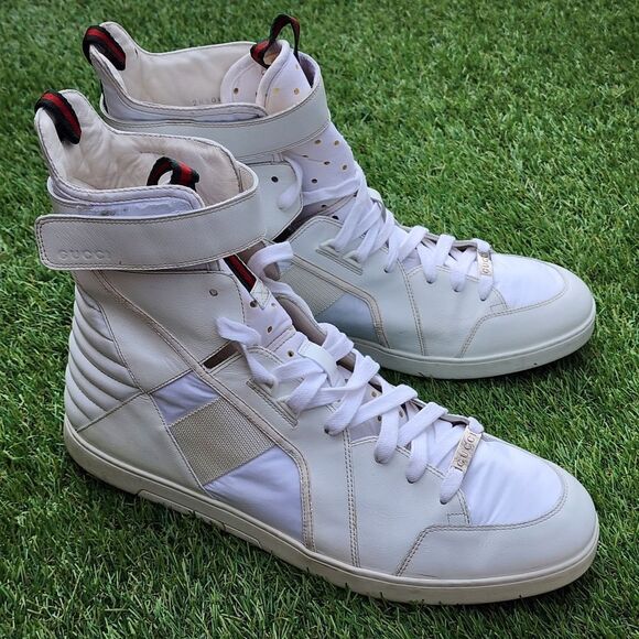 GUCCI HI TOP - Mens Sneakers - SIZE 12 G - Picture 1 of 12